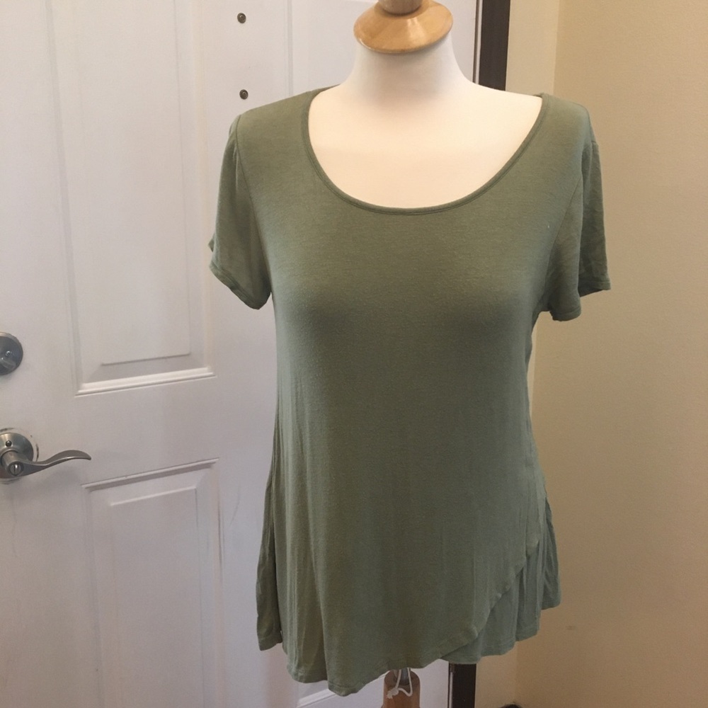 Mossimo Olive Green Short Sleeve Top